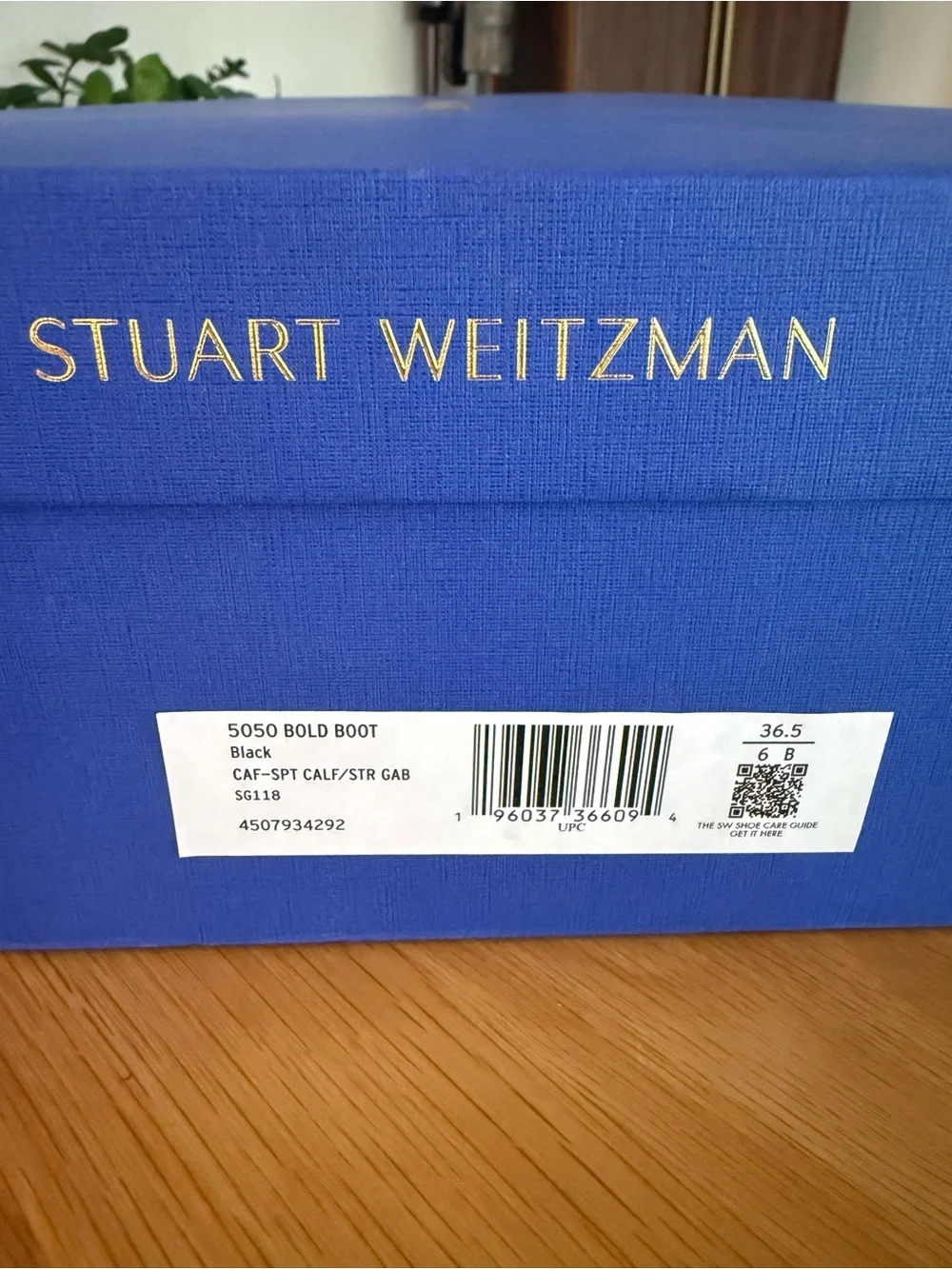 Stuart Weitzman 5050 Black Over-the-Knee Leather Boots 6B
